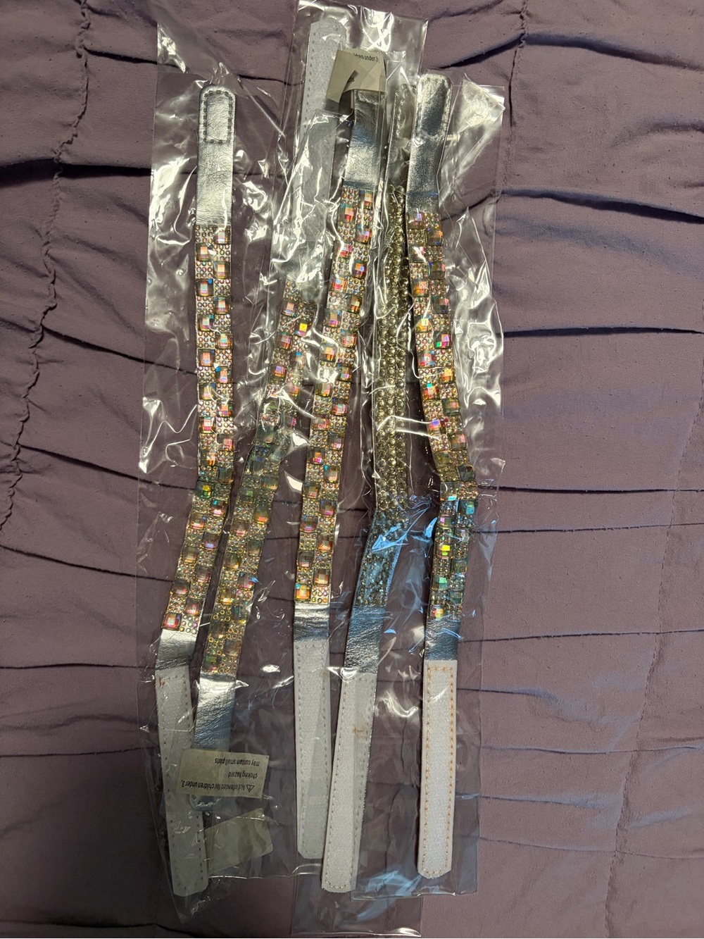 Weissman Iridescent Crystal Choker Lot of 5